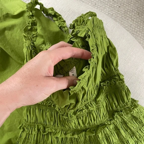 Doen Marianne Dress in Sprig - Picture 5 of 7